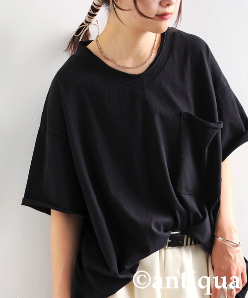 Футболка V‑Neck 100% хлопок, катоф V‑Neck T