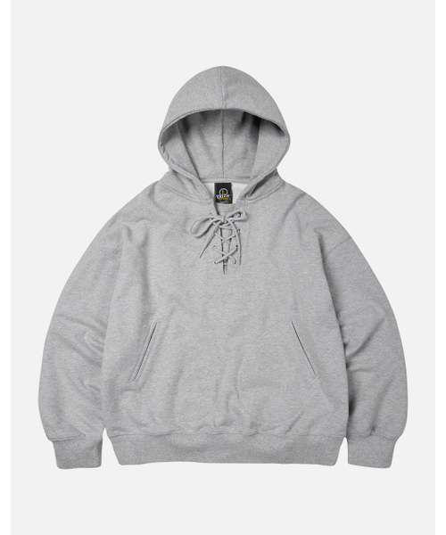 USN DECK SWEAT HOODY — худи серый с морской вышивкой