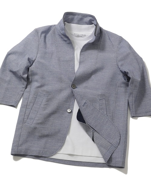 Классическая рубашка с воротником-стойкой и карманом — Structured Stand Collar Cardigan
