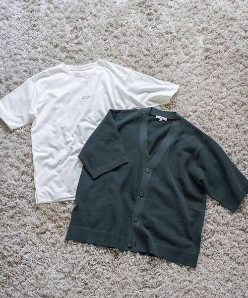 Токток 2SET — комплект: кардиган 5 минут рукав + принт футболка (арт.579564)
