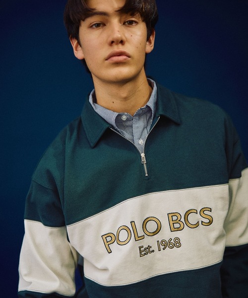 POLO British Country Spirit — хаф-джиппул овербар (Half-zip pullover)
