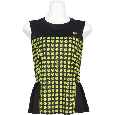 Fila теннисный топ без рукавов CZ6SGW054, женский, черный, размер M